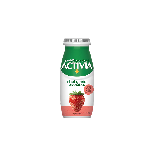 Activia Shot Morango Sem Lactose 100g