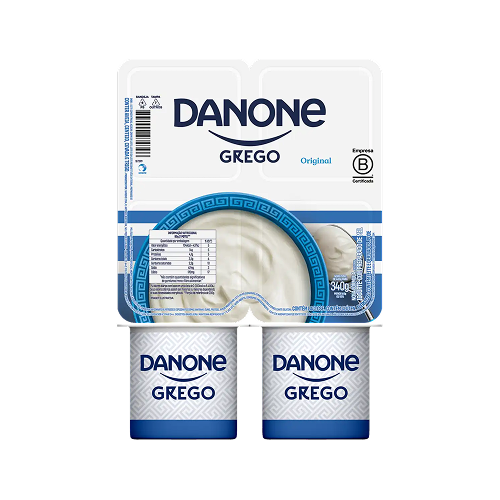 Danone Grego Original 340g (4 Unidades)