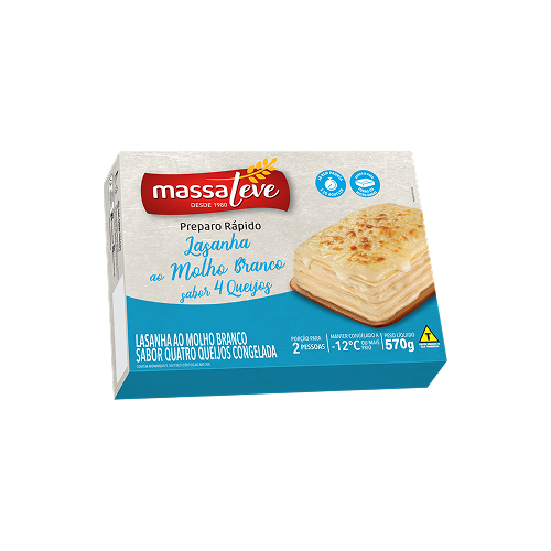 LASANHA DE QUATRO QUEIJOS 570G