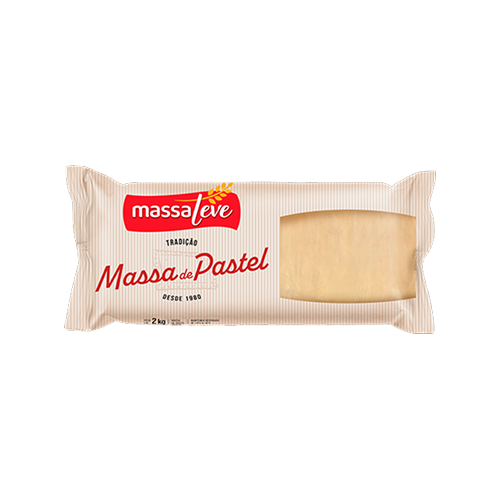 MASSA PARA PASTEL ROLO 2KG MASSA LEVE
